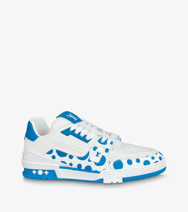 Yayoi Kusama Trainer White Blue