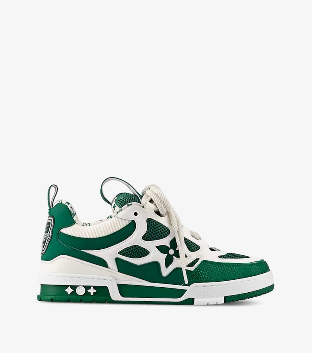 Skate Sneaker Green White