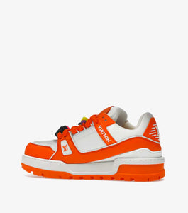 Trainer Maxi Orange White