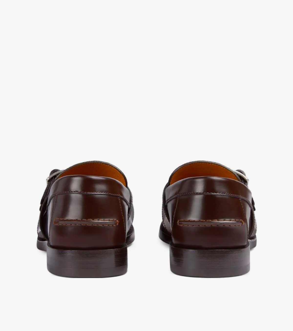 GG Supreme buckled leather loafers