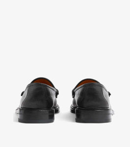 Horsebit almond-toe loafers