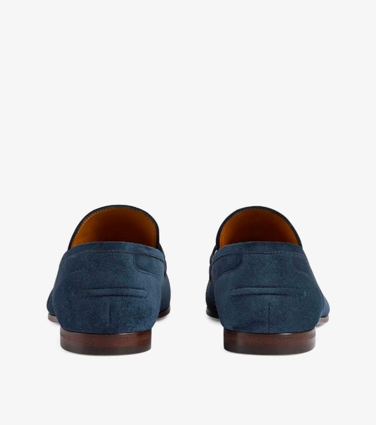 Jordaan Horsebit-detail suede loafers