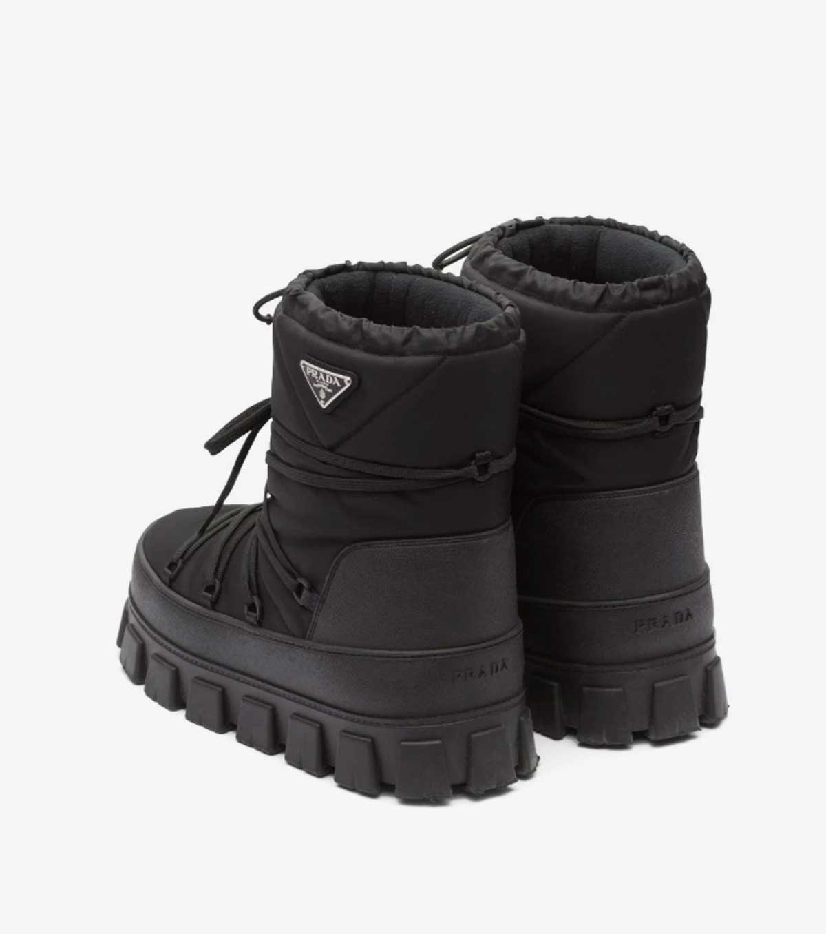 Nylon gabardine après ski boots