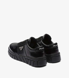 logo-plaque low-top sneakers