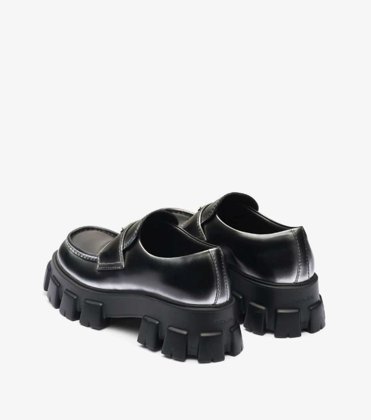 Monolith nuanced leather loafers