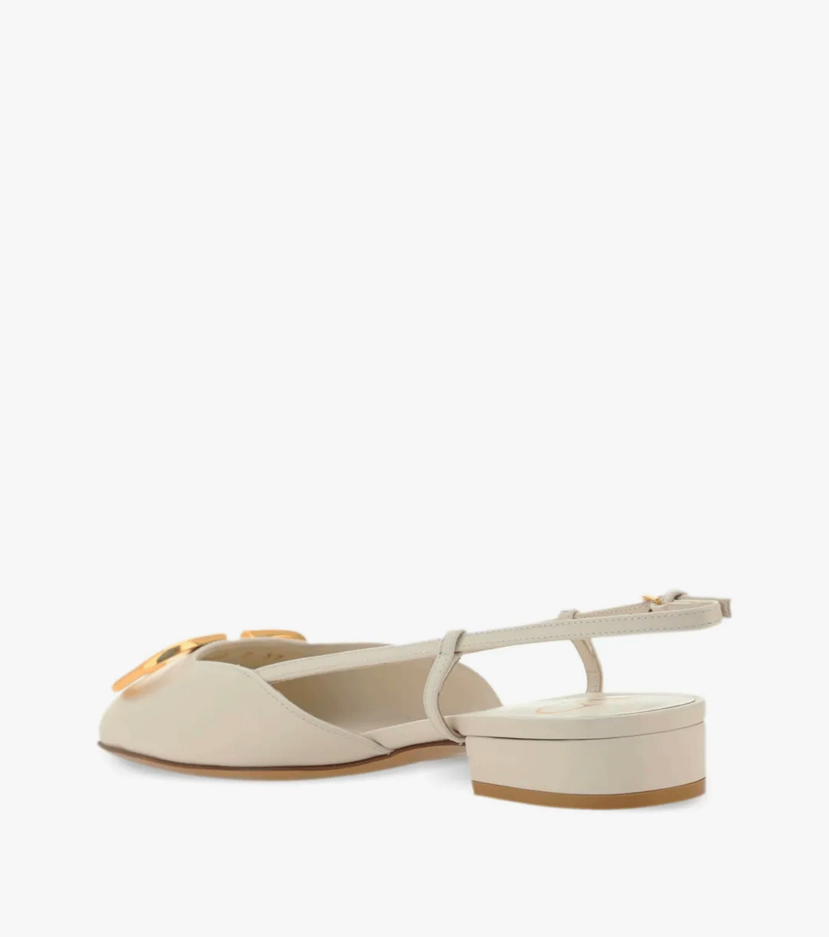 VLogo ballerina shoes