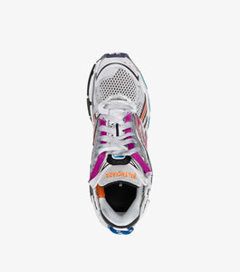 Runner panelled low-top sneakers