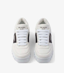 padded leather sneakers