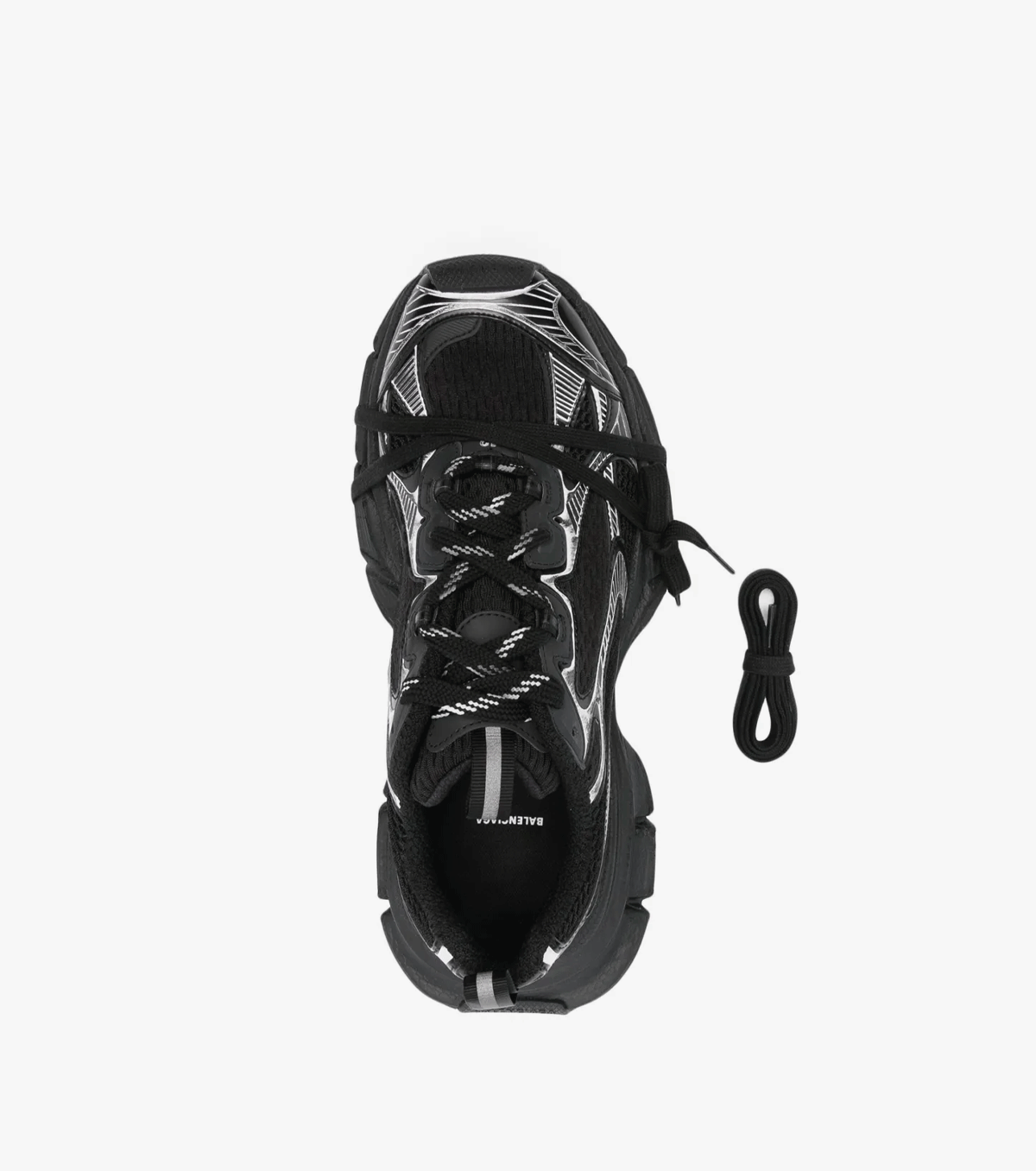 3XL panelled sneakers