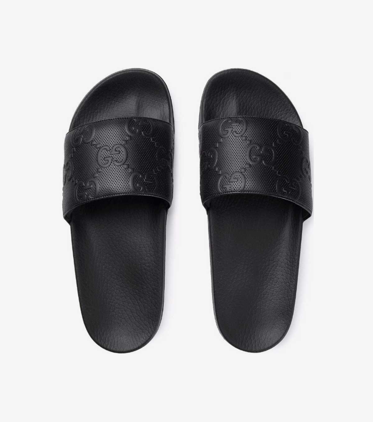 GG-embossed slides