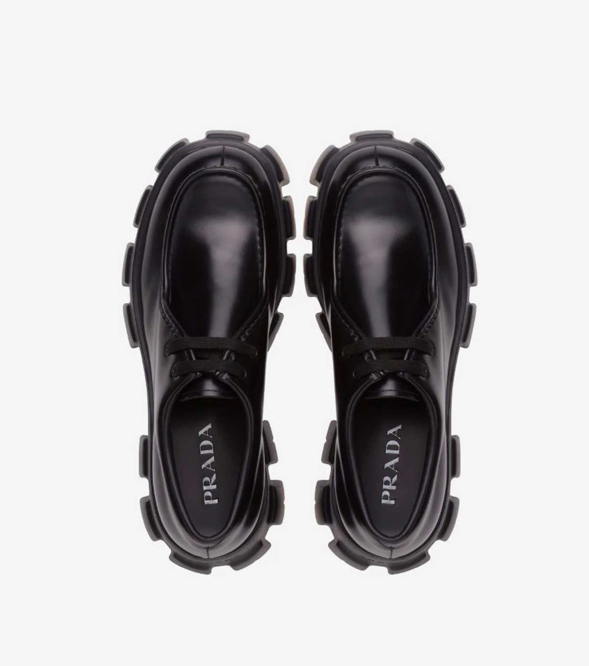 Monolith chunky sole lace-up shoes