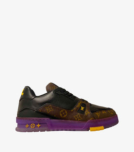 Trainer 'Monogram - Yellow Purple'