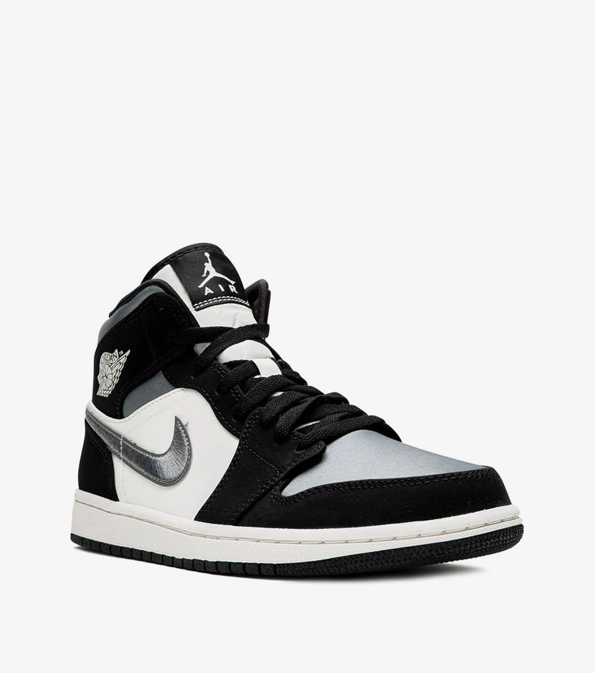 Air Jordan 1 Mid SE satin grey - SNKRBASE