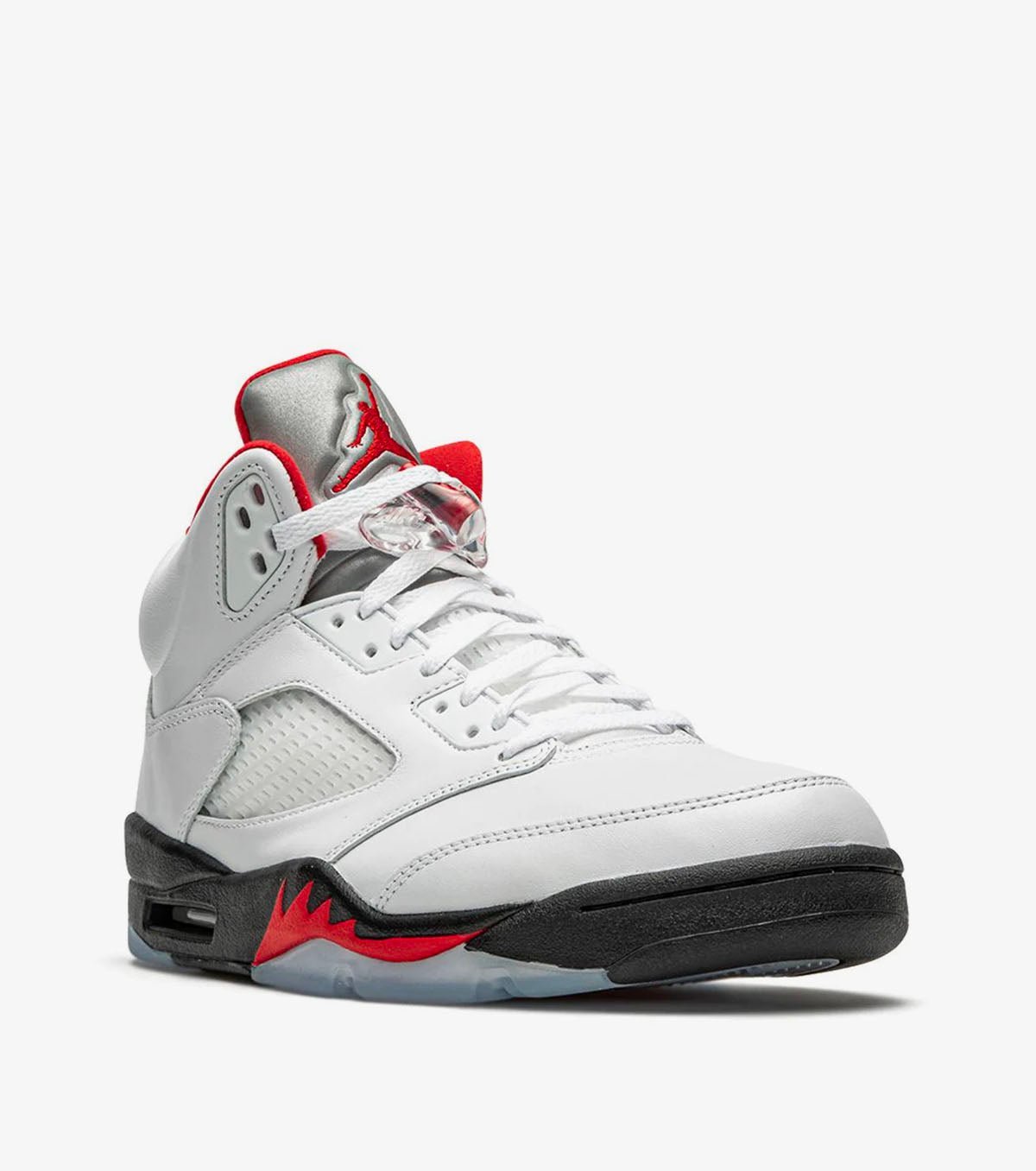 Air Jordan 5 Retro fire red silver tongue 2020 - SNKRBASE