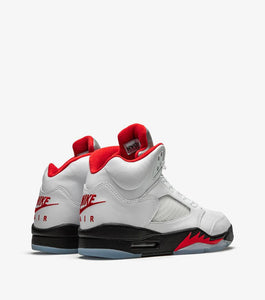 Air Jordan 5 Retro fire red silver tongue 2020 - SNKRBASE