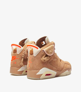 Air Jordan 6 Retro x Travis Scott 'British Khaki' - SNKRBASE