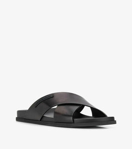 Criss-Cross Strap Slides - SNKRBASE