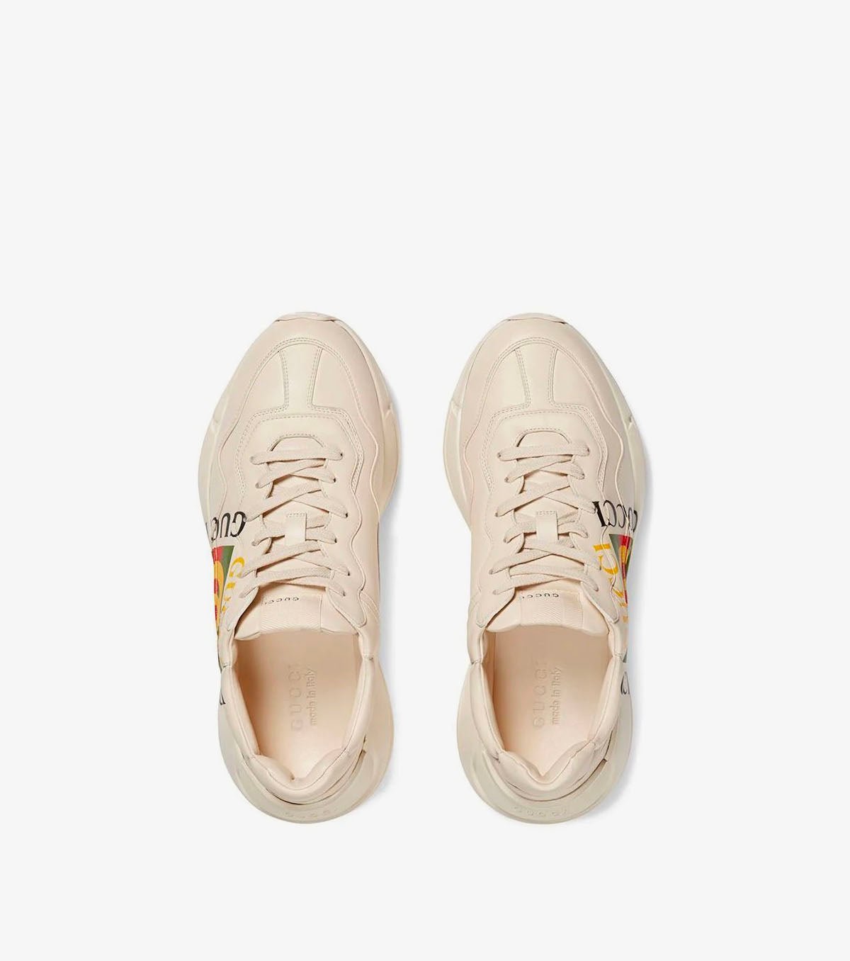 Gucci ivory Rhyton logo - SNKRBASE