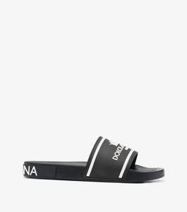 logo-print flat slides - SNKRBASE