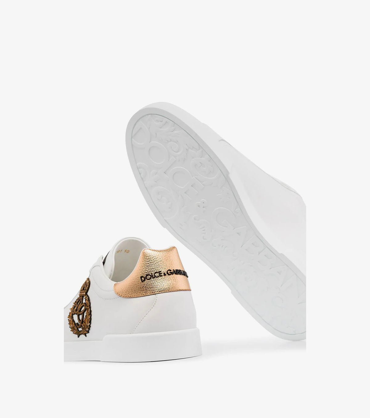 Portofino logo crest leather - SNKRBASE