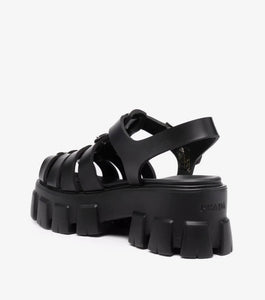 ( W ) Foam triangle-logo sandals - SNKRBASE